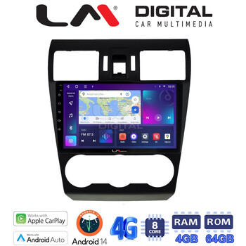 LM Digital - LM ZC8262 GPS Οθόνη OEM Multimedia Αυτοκινήτου για SUBARU IMPREZA-FORESTER 2013> (CarPlay/AndroidAuto/BT/GPS/WIFI/GPRS) electriclife