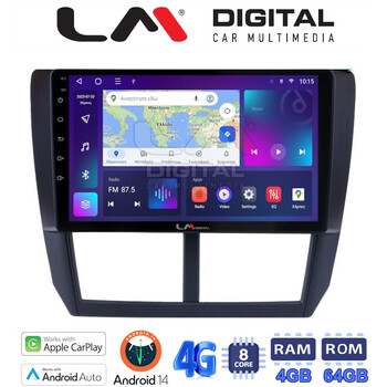 LM Digital - LM ZC8272 GPS Οθόνη OEM Multimedia Αυτοκινήτου για SUBARU IMPREZA-FORESTER 2009>2012 (CarPlay/AndroidAuto/BT/GPS/WIFI/GPRS) electriclife
