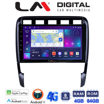 LM Digital - LM ZC8443 GPS Οθόνη OEM Multimedia Αυτοκινήτου για PORSCHE CAYENNE 2002>2011 (CarPlay/AndroidAuto/BT/GPS/WIFI/GPRS) electriclife