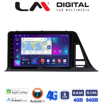 LM Digital - LM ZC8445 GPS Οθόνη OEM Multimedia Αυτοκινήτου για Toyota CH-R 2017 > (CarPlay/AndroidAuto/BT/GPS/WIFI/GPRS) electriclife