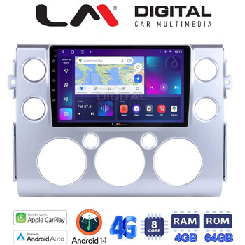 LM Digital - LM ZC8563 GPS Οθόνη OEM Multimedia Αυτοκινήτου για TOYOTA  FJ CRUISER 2014>   (CarPlay/AndroidAuto/BT/GPS/WIFI/GPRS) electriclife