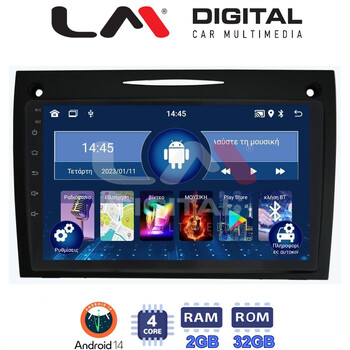 LM Digital - LM ZL4096 GPS Οθόνη OEM Multimedia Αυτοκινήτου για Mercedes SLK (W171) (BT/GPS/WIFI) electriclife