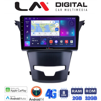 LM Digital - LM ZR8016 GPS Οθόνη OEM Multimedia Αυτοκινήτου για Ssangyong Korando 2014> (CarPlay/AndroidAuto/BT/GPS/WIFI/GPRS) electriclife