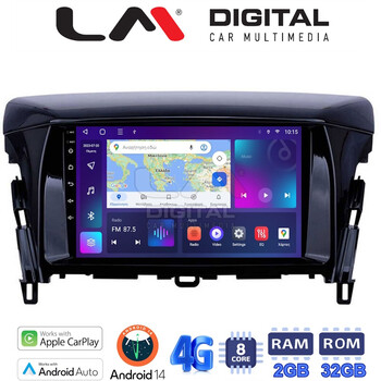 LM Digital - LM ZR8030 GPS Οθόνη OEM Multimedia Αυτοκινήτου για MITSUBISHI ECLIPSE CROSS 2018> (CarPlay/AndroidAuto/BT/GPS/WIFI/GPRS) electriclife