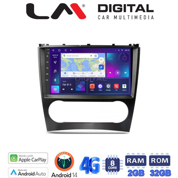 LM Digital - LM ZR8093 GPS Οθόνη OEM Multimedia Αυτοκινήτου για MERCEDES C class (W203) – CLC  2004>2008 (CarPlay/AndroidAuto/BT/GPS/WIFI/GPRS) electriclife