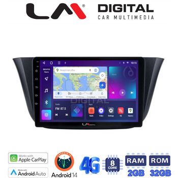 LM Digital - LM ZR8690 GPS Οθόνη OEM Multimedia Αυτοκινήτου για Iveco Daily 2014 > (CarPlay/AndroidAuto/BT/GPS/WIFI/GPRS) electriclife