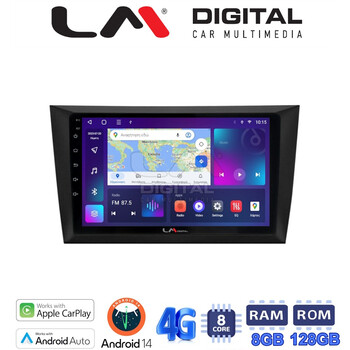LM Digital - LM ZT8004 GPS Οθόνη OEM Multimedia Αυτοκινήτου για VW Golf 6 2008-2012 (CarPlay/AndroidAuto/BT/GPS/WIFI/GPRS) electriclife