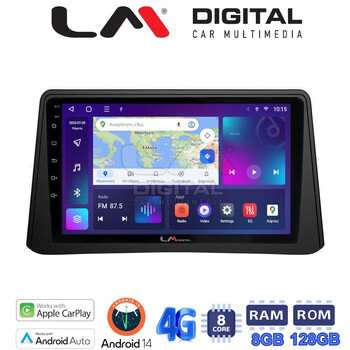 LM Digital - LM ZT8235 GPS Οθόνη OEM Multimedia Αυτοκινήτου για Opel Mokka 2012 > 2015 (CarPlay/AndroidAuto/BT/GPS/WIFI/GPRS) electriclife