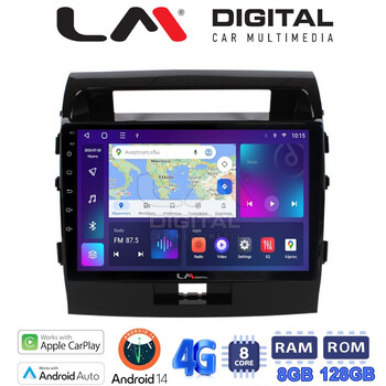 LM Digital - LM ZT8383 GPS Οθόνη OEM Multimedia Αυτοκινήτου για TOYOTA LANDCRUISER 2008>2015   (CarPlay/AndroidAuto/BT/GPS/WIFI/GPRS) electriclife