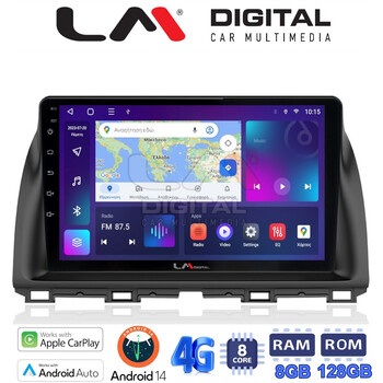 LM Digital - LM ZT8438 GPS Οθόνη OEM Multimedia Αυτοκινήτου για MAZDA CX5 2013>2017  (CarPlay/AndroidAuto/BT/GPS/WIFI/GPRS) electriclife