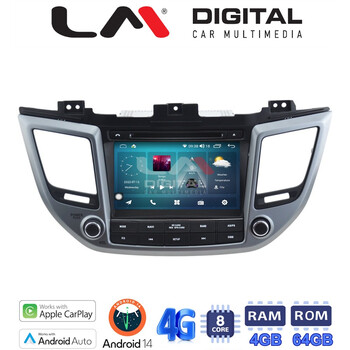 LM Digital - LM C8361 GPS Οθόνη OEM Multimedia Αυτοκινήτου για HYUNDAI Tucson 2015-2016 (CarPlay/AndroidAuto/BT/GPS/WIFI/GPRS) electriclife