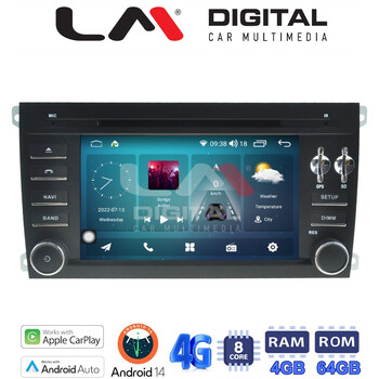 LM Digital - LM C8443 GPS Οθόνη OEM Multimedia Αυτοκινήτου για PORSCHE CAYENNE   (CarPlay/AndroidAuto/BT/GPS/WIFI/GPRS) electriclife