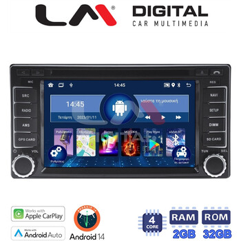 LM Digital - LM N4062 GPS Οθόνη OEM Multimedia Αυτοκινήτου για SUBARU FORESTER, IMPRESA 2008> (CarPlay/AndroidAuto/BT/GPS/WIFI) electriclife