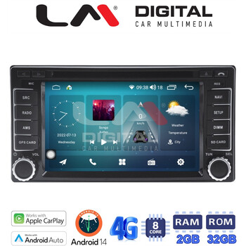 LM Digital - LM R8062 GPS Οθόνη OEM Multimedia Αυτοκινήτου για SUBARU FORESTER, IMPRESA 2008> (CarPlay/AndroidAuto/BT/GPS/WIFI/GPRS) electriclife