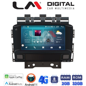 LM Digital - LM R8072 GPS Οθόνη OEM Multimedia Αυτοκινήτου για OPEL ASTRA J  2011 > 2015 (CarPlay/AndroidAuto/BT/GPS/WIFI/GPRS) electriclife