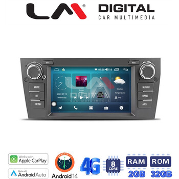 LM Digital - LM R8095 GPS Οθόνη OEM Multimedia Αυτοκινήτου για BMW σειρά 3 (E90-91-92-93) 2005-2012  (CarPlay/AndroidAuto/BT/GPS/WIFI/GPRS) electriclife