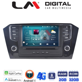 LM Digital - LM R8518 GPS Οθόνη OEM Multimedia Αυτοκινήτου για VW PASSAT 2016 > (CarPlay/AndroidAuto/BT/GPS/WIFI/GPRS) electriclife
