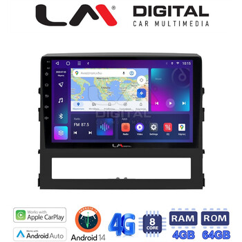 LM Digital - LM ZC8386 GPS Οθόνη OEM Multimedia Αυτοκινήτου για Toyota Land Cruiser 2016 (CarPlay/AndroidAuto/BT/GPS/WIFI/GPRS) electriclife