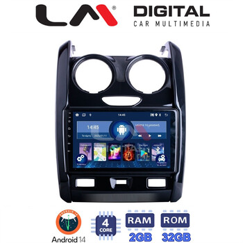 LM Digital - LM ZL4158 GPS Οθόνη OEM Multimedia Αυτοκινήτου για DACIA DUSTER 2013>2019 (BT/GPS/WIFI) electriclife