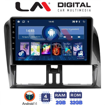LM Digital - LM ZL4390 GPS Οθόνη OEM Multimedia Αυτοκινήτου για VOLVO XC60 2009-2017 (BT/GPS/WIFI) electriclife