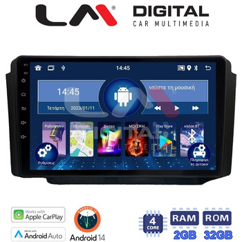 LM Digital - LM ZN4013 GPS Οθόνη OEM Multimedia Αυτοκινήτου για Ssangyong Rexton 2002>2006 (CarPlay/AndroidAuto/BT/GPS/WIFI/GPRS) electriclife