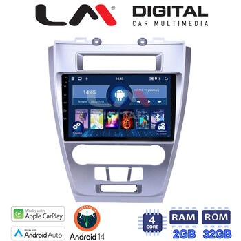 LM Digital - LM ZN4047 GPS Οθόνη OEM Multimedia Αυτοκινήτου για Ford Fusion 2012>2017 (CarPlay/AndroidAuto/BT/GPS/WIFI/GPRS) electriclife