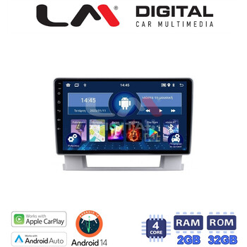 LM Digital - LM ZN4072 GPS Οθόνη OEM Multimedia Αυτοκινήτου για OPEL ASTRA J 2011>2015 (CarPlay/AndroidAuto/BT/GPS/WIFI/GPRS) electriclife