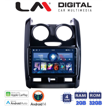 LM Digital - LM ZN4158 GPS Οθόνη OEM Multimedia Αυτοκινήτου για DACIA DUSTER 2013>2019 (CarPlay/AndroidAuto/BT/GPS/WIFI/GPRS) electriclife