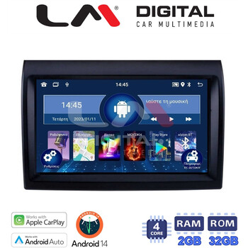 LM Digital - LM ZN4193 GPS Οθόνη OEM Multimedia Αυτοκινήτου για DUCATO, BOXER, JUMBER  (CarPlay/AndroidAuto/BT/GPS/WIFI/GPRS) electriclife