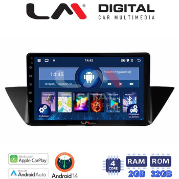 LM Digital - LM ZN4219 GPS Οθόνη OEM Multimedia Αυτοκινήτου για BMW X1 (E84) 2009>2014 (CarPlay/AndroidAuto/BT/GPS/WIFI/GPRS) electriclife
