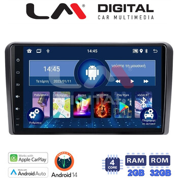LM Digital - LM ZN4233 GPS Οθόνη OEM Multimedia Αυτοκινήτου για MITSUBIUSHI L200 2020> (CarPlay/AndroidAuto/BT/GPS/WIFI/GPRS) electriclife