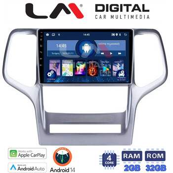 LM Digital - LM ZN4234 GPS Οθόνη OEM Multimedia Αυτοκινήτου για Jeep Gran Cherokee 2011 > 2013 (CarPlay/AndroidAuto/BT/GPS/WIFI/GPRS) electriclife