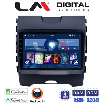 LM Digital - LM ZN4248 GPS Οθόνη OEM Multimedia Αυτοκινήτου για Ford Edge 2016 > (CarPlay/AndroidAuto/BT/GPS/WIFI/GPRS) electriclife