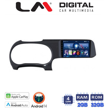 LM Digital - LM ZN4388 GPS Οθόνη OEM Multimedia Αυτοκινήτου για HYUNDAI i10 2020>    (CarPlay/AndroidAuto/BT/GPS/WIFI/GPRS) electriclife
