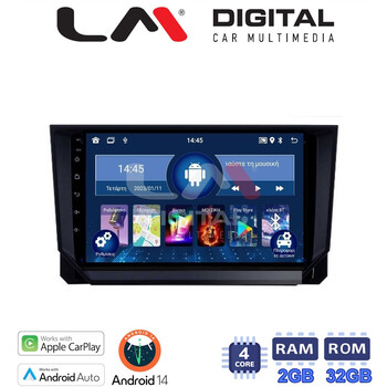 LM Digital - LM ZN4391 GPS Οθόνη OEM Multimedia Αυτοκινήτου για Mazda CX9 2006 > 2013 (CarPlay/AndroidAuto/BT/GPS/WIFI/GPRS) electriclife