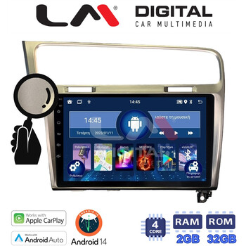 LM Digital - LM ZN4591S GPS Οθόνη OEM Multimedia Αυτοκινήτου για 0 (CarPlay/AndroidAuto/BT/GPS/WIFI/GPRS) electriclife