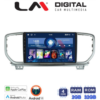 LM Digital - LM ZN4938 GPS Οθόνη OEM Multimedia Αυτοκινήτου για KIA SPORTAGE 2019> (CarPlay/AndroidAuto/BT/GPS/WIFI/GPRS) electriclife