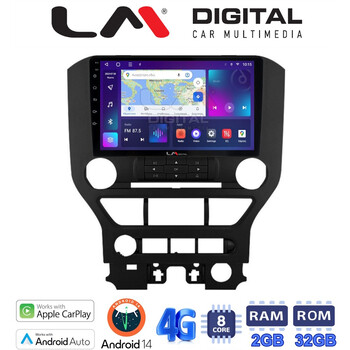 LM Digital - LM ZR8240 GPS Οθόνη OEM Multimedia Αυτοκινήτου για FORD MASTUNG  > 2015 (CarPlay/AndroidAuto/BT/GPS/WIFI/GPRS) electriclife