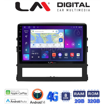 LM Digital - LM ZR8386 GPS Οθόνη OEM Multimedia Αυτοκινήτου για Toyota Land Cruiser 2016 (CarPlay/AndroidAuto/BT/GPS/WIFI/GPRS) electriclife