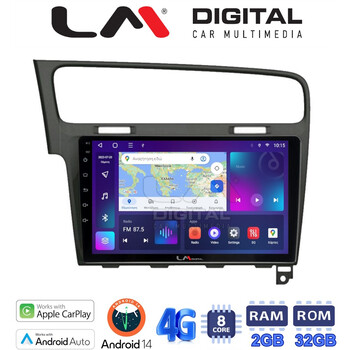 LM Digital - LM ZR8591B GPS Οθόνη OEM Multimedia Αυτοκινήτου για 0 (CarPlay/AndroidAuto/BT/GPS/WIFI/GPRS) electriclife