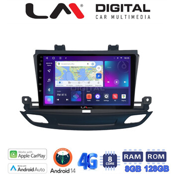 LM Digital - LM ZT8339 GPS Οθόνη OEM Multimedia Αυτοκινήτου για Opel Insignia 2018 (CarPlay/AndroidAuto/BT/GPS/WIFI/GPRS) electriclife