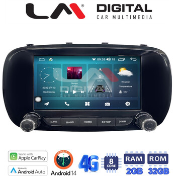 LM Digital - LM R8199 GPS Οθόνη OEM Multimedia Αυτοκινήτου για FIAT 500X 2014> (CarPlay/AndroidAuto/BT/GPS/WIFI/GPRS) electriclife
