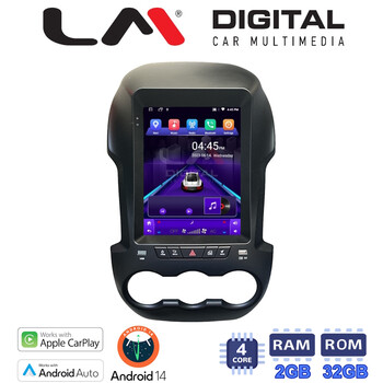 LM Digital - LM TN4245 GPS Οθόνη OEM Multimedia τυπου Tesla 9,7inch Ford Ranger 2012 > 2015 (CarPlay/AndroidAuto/BT/GPS/WIFI/GPRS) electriclife