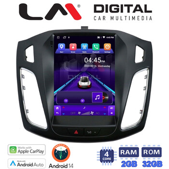 LM Digital - LM TN4501 GPS Οθόνη OEM Multimedia τυπου Tesla 9,7inch Ford Focus 2011 > 2018 (CarPlay/AndroidAuto/BT/GPS/WIFI/GPRS) electriclife