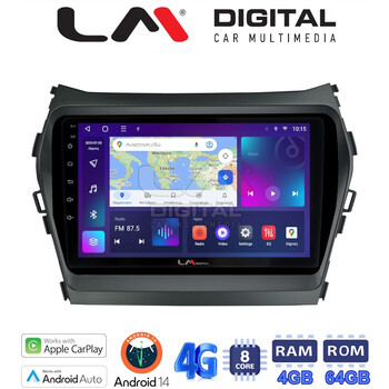 LM Digital - LM ZC8309 GPS Οθόνη OEM Multimedia Αυτοκινήτου για HY SANTA FE 2013 > 2017
HY IX45 (CarPlay/AndroidAuto/BT/GPS/WIFI/GPRS) electriclife
