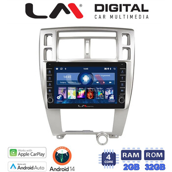 LM Digital - LM ZG4006 GPS Οθόνη OEM Multimedia Αυτοκινήτου για Hyundai Tucson 2004 > 2010 (CarPlay/AndroidAuto/BT/GPS/WIFI/GPRS) electriclife