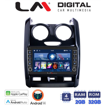 LM Digital - LM ZG4158 GPS Οθόνη OEM Multimedia Αυτοκινήτου για DACIA DUSTER 2013>2019 (CarPlay/AndroidAuto/BT/GPS/WIFI/GPRS) electriclife