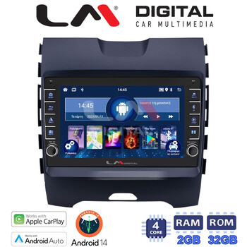 LM Digital - LM ZG4248 GPS Οθόνη OEM Multimedia Αυτοκινήτου για Ford Edge 2016 > (CarPlay/AndroidAuto/BT/GPS/WIFI/GPRS) electriclife