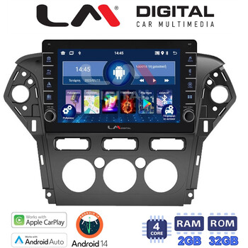LM Digital - LM ZG4368C GPS Οθόνη OEM Multimedia Αυτοκινήτου για FORD MONDEO 2010 > 2013 (CarPlay/AndroidAuto/BT/GPS/WIFI/GPRS) electriclife