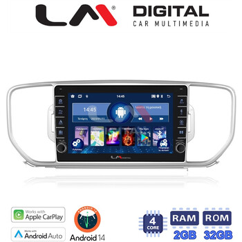 LM Digital - LM ZG4527 GPS Οθόνη OEM Multimedia Αυτοκινήτου για KIA SPORTAGE 2016>2019 (CarPlay/AndroidAuto/BT/GPS/WIFI/GPRS) electriclife